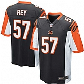 Nike Men & Women & Youth Bengals #57 Vincent Rey Black Team Color Game Jersey,baseball caps,new era cap wholesale,wholesale hats